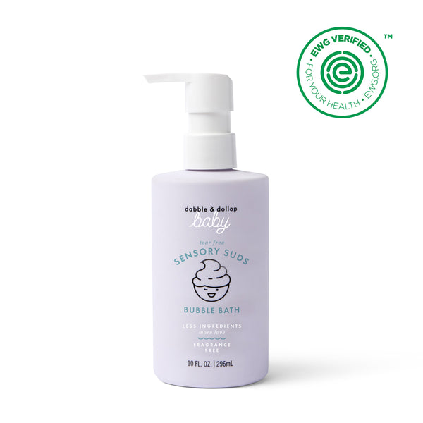 Sensory Suds™ Baby Bubble Bath | Gentle, Fragrance-Free Bubbles