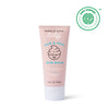 A pink tube of Dabble & Dollop Hug & Heal™ Bum Balm (3.4 fl oz/100 ml) features a smiling swirl and an EWG Verified™ seal, offering gentle diaper care for babies.