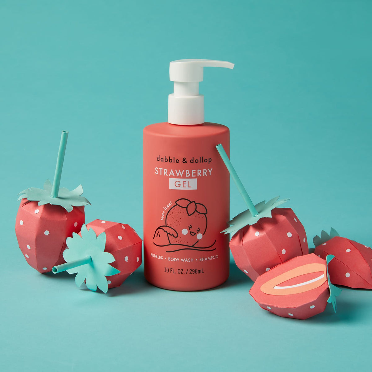 Strawberry Shampoo for Children Dabble & Dollop