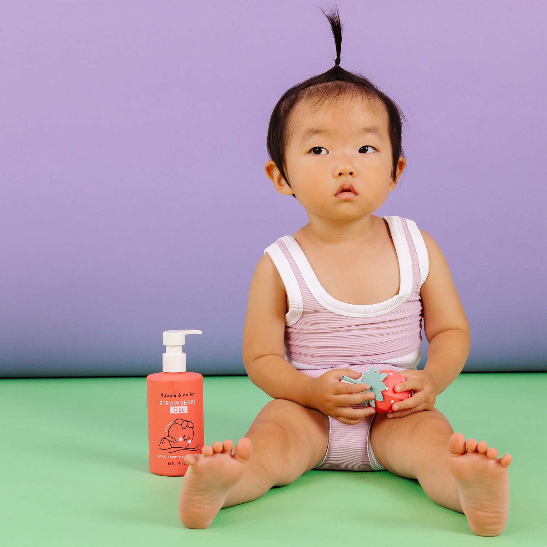 Strawberry Shampoo for Children Dabble & Dollop