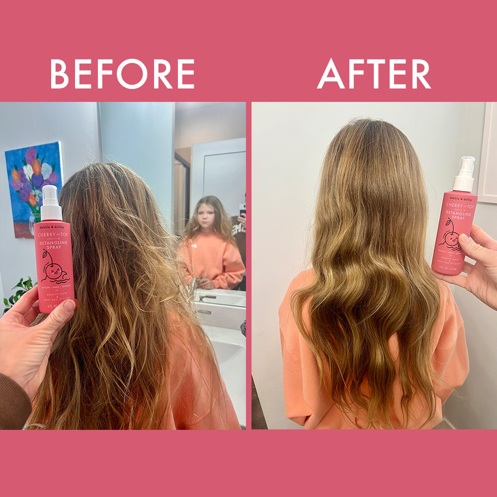 Cherry on Top Hair Detangling Spray | Smooth, Tangle-Free Strands