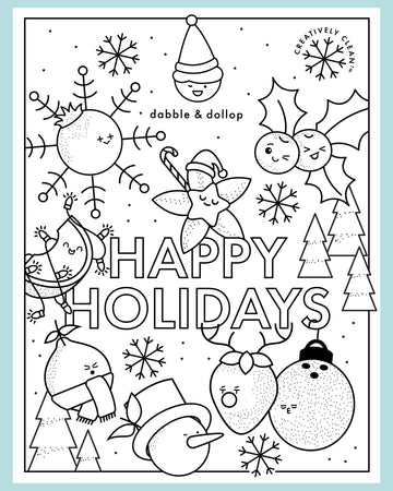 Holiday Coloring Sheet