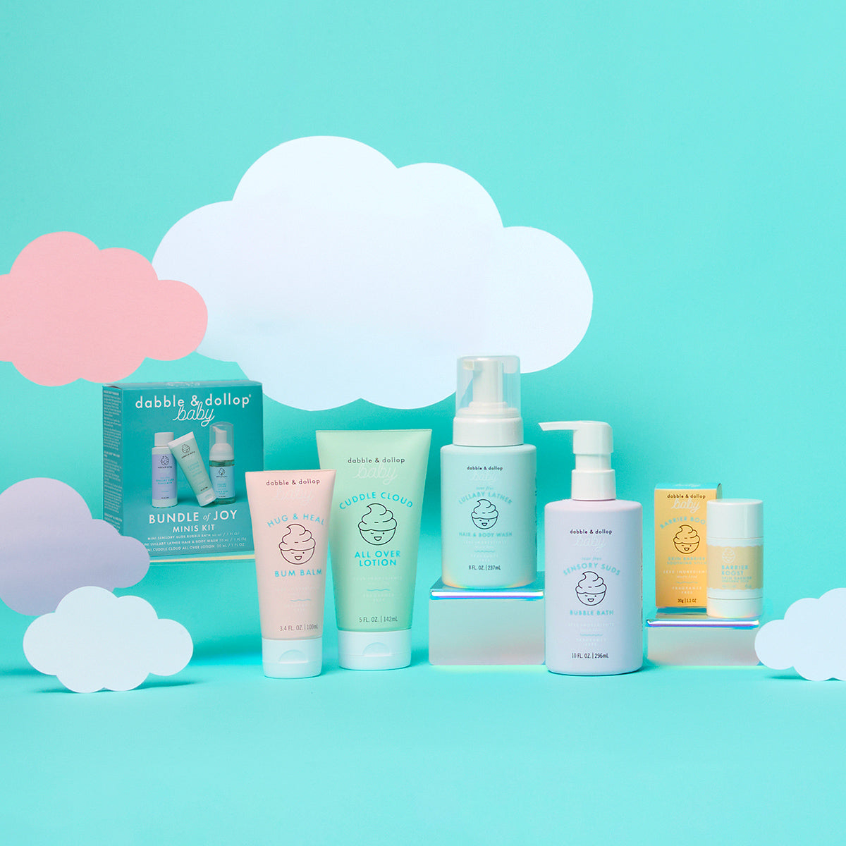 Bundle of Joy Minis Kit | Baby Bath & Skin Care Travel Set