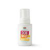 A white pump bottle of Custom Bath Bundle Foaming Body Wash, 8 fl oz, by Dabble & Dollop, with a colorful label featuring yellow, orange, and white text.