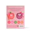 A pink box features Dabble & Dollop’s Sugar, Spice & Suds Foaming Hand Wash Gift Set in festive seasonal scents—Cinnamon Apple Swirl (with an apple illustration) and Sugar Plum Frost (with star and ornament illustrations). Text highlights natural origin fragrances and benefits for kitchens and bathrooms, making it a perfect holiday gift.
