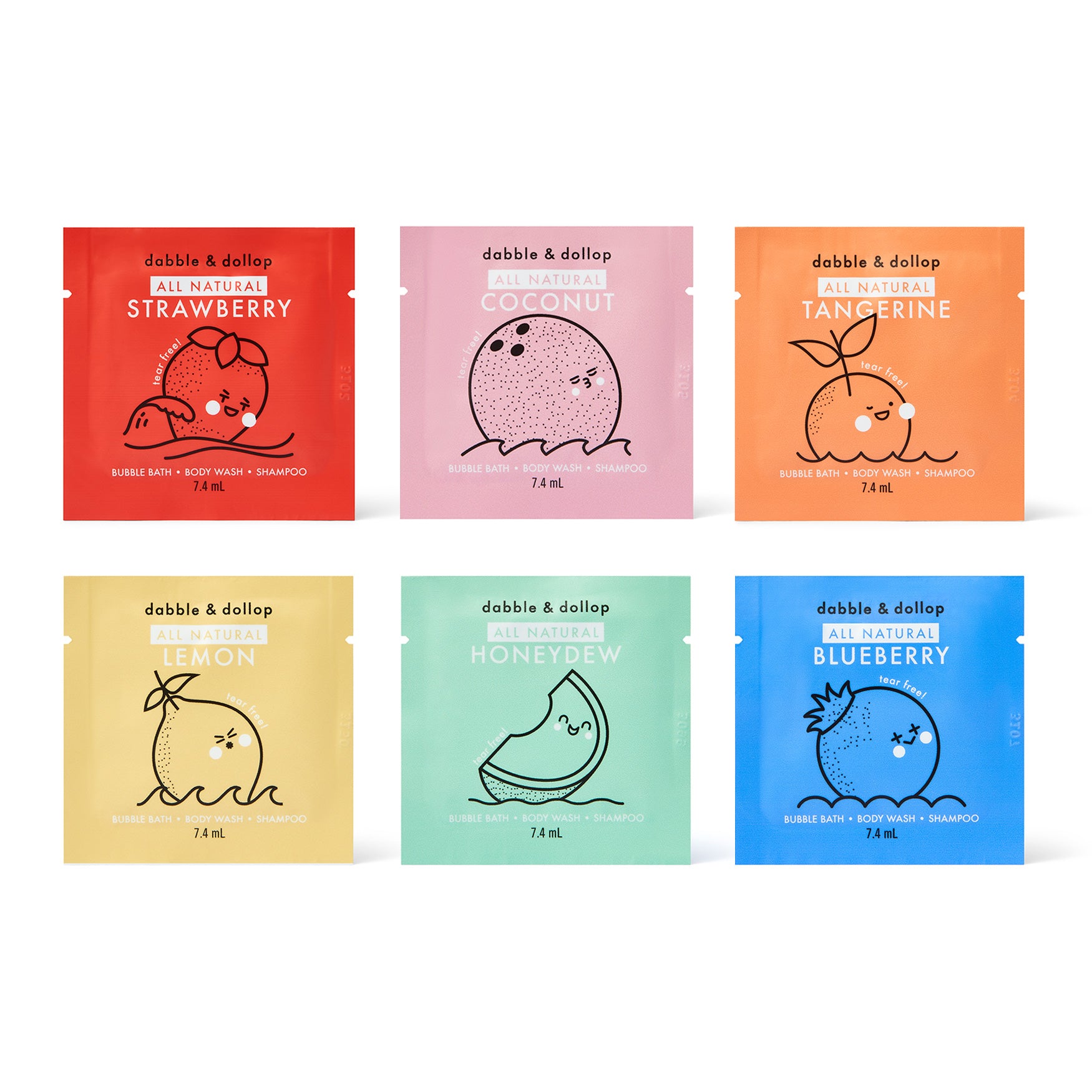 Just a Dabble Minis Set | Kids Bubble Bath Sampler – Dabble & Dollop