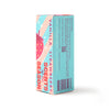The Merry Fizzfest Mini Drops Stocking Stuffer by Dabble & Dollop comes in a vibrant pink, red, and blue box adorned with a strawberry illustration and playful text that reads “Vanilla + Strawberry Scents of the Season.” With directions and ingredients for the bath bombs printed on the side, this colorful packaging makes it an ideal holiday gift or stocking stuffer.