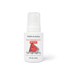 A white bottle labeled Foaming Wash & Bubble Bath by Dabble & Dollop, featuring a cute watermelon illustration. This 8 fl. oz. (237 ml) product can be used as bubbles, body wash, and shampoo.