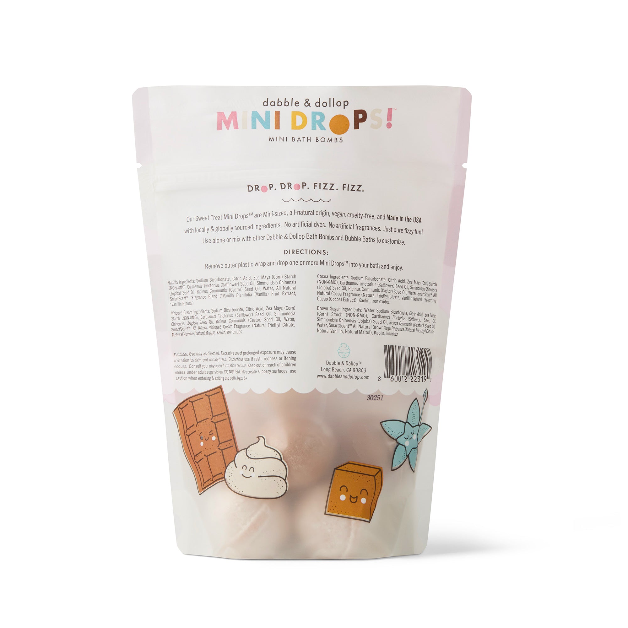 Sweet Treat Mini Drops | Dessert-Inspired Kids Bath Bombs – Dabble